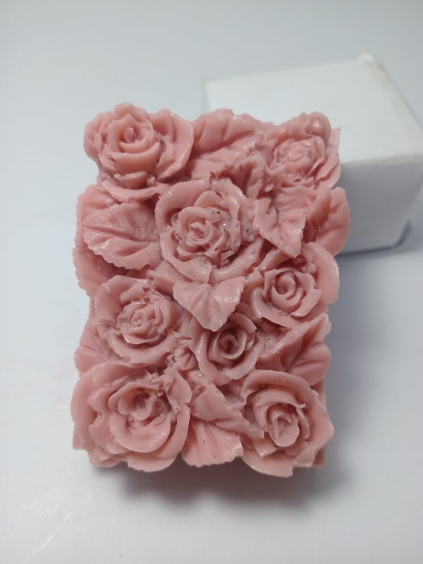 Precious Milky Soap With Embossed Flower on it NTS-011